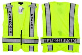CLARKDALE POLICE, AZ TRAFFIC VEST - ANSI-207-2006.